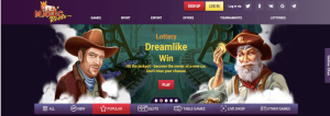 Image of Magic Reels Casino website