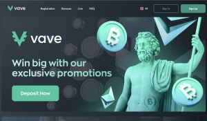 Vave Casino Website